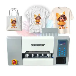 Small Dtf Printing Machine Large Format Dtf 30cm Printer With Shaker 1 Xp600 Head Dtf Printer