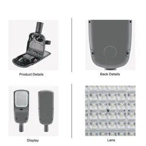Le site Web de rue de lumière led examine les poteaux de réverbère octogone à bras unique de 8m - Product Image 3
