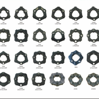 Couplage flexible en caoutchouc CF-A-004 CF-A-008 CF-A-012 CF-A-016, élément torsionnel de type Centaflex-A pour excavateur et moteur marin