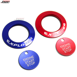 Cubierta de Repuesto para el Botón de Encendido del Motor del Automóvil, Accesorios para el Interruptor de Parada, Decoración con Llave para <span class=keywords><strong>Ford</strong></span> <span class=keywords><strong>Explorer</strong></span> 2016 <span class=keywords><strong>2017</strong></span> 2018 2019 - Product Image 1
