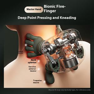 Nuevo Masajeador Shiatsu para Cuello y Hombros de 2025 con Amasado de Tejido Profundo y Calor con Forma de Mano Biónica Simulada - Product Image 5
