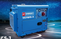 Générateurs diesel à cadre ouvert silencieux de haute qualité 2,8-18 kW avec moteurs Weichai/Yuchai/ATS fabriqués en Chine