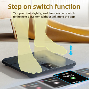 Cơ thể chất béo quy mô Trọng lượng máy hiển thị kỹ thuật số màn hình thông minh quy mô cơ thể ITO Kính quy mô - Product Image 2