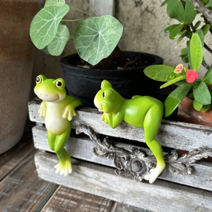 Nhựa Ếch Nồi Treo Hoa Cạnh Nồi Treo Trang Trí Thân Thiện Với Môi Nghệ Thuật Dân Gian Vườn Ngoài Trời Mô Phỏng Động Vật Đồ Trang Trí - Product Image 5