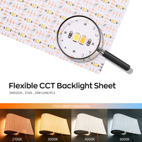 Film décoratif en marbre translucide souple avec rétroéclairage LED bicolore, panneau en pierre, lumière flexible, découpable à volonté