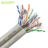 Cable Ethernet de Alta Velocidad Cat6a Cat6 Cat5e Cat5 CCA 305M 100M para Exteriores, Cable de Red para Monitoreo