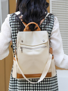 New Trendy Anti Theft Unisex Nylon Zipper Water-Proof Lightweight Laptop <b>Backpack</b> Large Capacity for Travel College Daily Use - Product Image 5