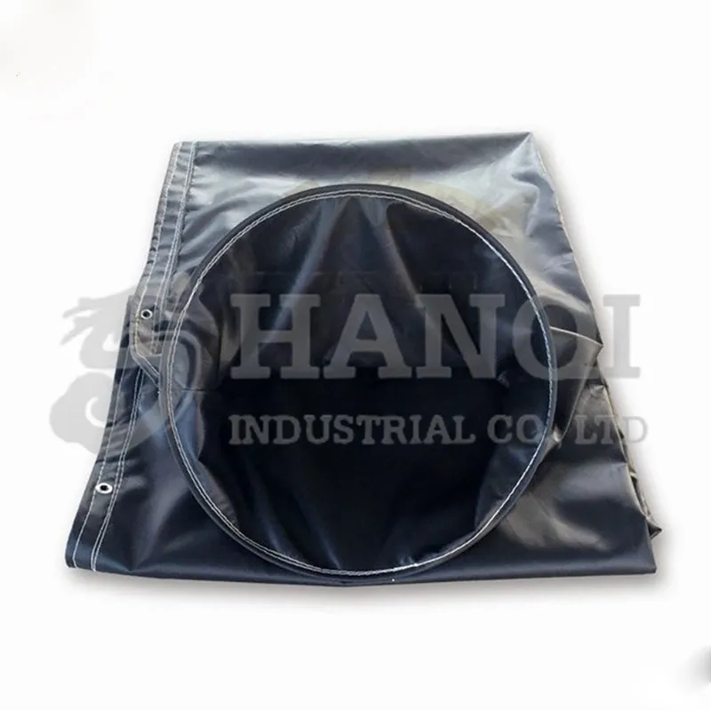 PVC Positive Ventilation Sleeve with steel ring for Tunnel Mine Ventilation, fire resistance water-proof ventilation sleeve
