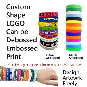 Vòng tay silicon trơn màu, chất liệu cao su đàn hồi, không logo, bán buôn từ nhà máy, có thể tùy chỉnh - Product Image 4