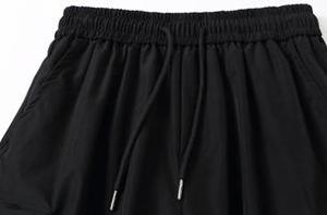 Unisex knielange cargoshorts 100% polyester, gestructureerd, ademend, robuust, canvas-stijl, outdoor casual broek - Product Image 5