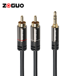 Trung Quốc giá rẻ OEM DVD Player kép che chắn màu đen Cáp âm thanh cáp <span class=keywords><strong>RCA</strong></span> de âm thanh cho loa - Product Image 4