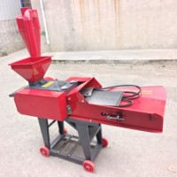 Broyeur de herbe pour usage agricole, machine multifonctionnelle pour broyer les tiges de maïs et les coques de riz, équipement de broyage pour la production d'aliments pour animaux
