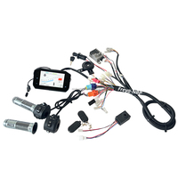 Kit de conversion de vélo électrique QS273 72V8000w 3T/3.5T avec moteur de moyeu Fardriver ND72850 DKD/TFT Stealth Bomber pour vélo tout-terrain arrière