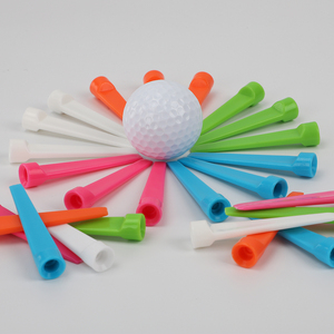 Tees de golf personnalisés avec logo, en plastique translucide coloré, mélange de couleurs, OEM ODM, vente en gros, cadeau - Product Image 5