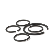 DIN 7993A Black Carbon Steel Round Wire Snap Rings Circlip Retaining Rings for Hole