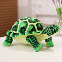 Peluche Animale Marine Tortue Verte Réaliste Tortue Marine Brune Cadeau Promotionnel Jouet en Peluche Vente en Gros Usine de Jouets en Peluche