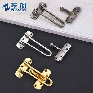 Zuogang Zinc Alloy <b>Door</b> Latch Anti-theft Chain <b>Lock</b> Cabinet <b>Door</b> Security Bolt Minimalist Design Easy Installation - Product Image 3
