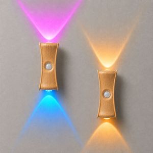 Lampe murale LED moderne à détecteur de mouvement, contrôle par capteur, sans fil, fixation magnétique, lumière de nuit intérieure, lumière de couloir, lumière d'escalier - Product Image 2