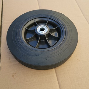 ล้อรถเข็นแบบเงียบพร้อมก้านพลาสติก ขนาด 10*2.75-113  แบบติดกาว - Product Image 3