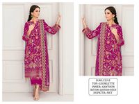 Georgette de nouvelle collection avec broderie séquentielle Costume de designer pakistanais à prix d'exportation du fournisseur indien
