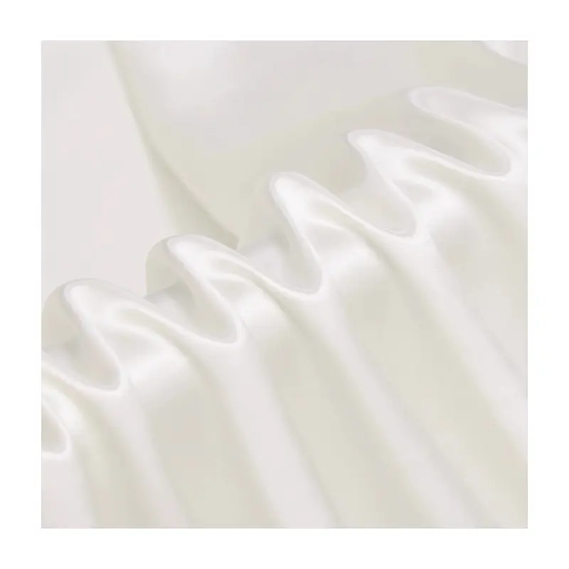 Wholesale 16mm silk charmeuse 100% silk white silk fabric with high quality