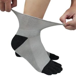 Calzini separatori a cinque dita per la cura postoperatoria con calzini larghi per diabetici - Product Image 4