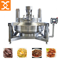 Mélangeur à pales multiples pour cuisson homogène sans brûlure du fond, machine de cuisson automatique pour la production de sauces