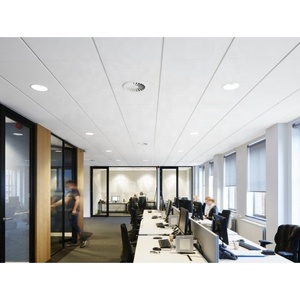 Panneaux en fibre <span class=keywords><strong>de</strong></span> <span class=keywords><strong>verre</strong></span> tégulaire blanche Panneau acoustique en <span class=keywords><strong>laine</strong></span> <span class=keywords><strong>de</strong></span> <span class=keywords><strong>verre</strong></span> absorbant le plafond dissimulé - Product Image 6