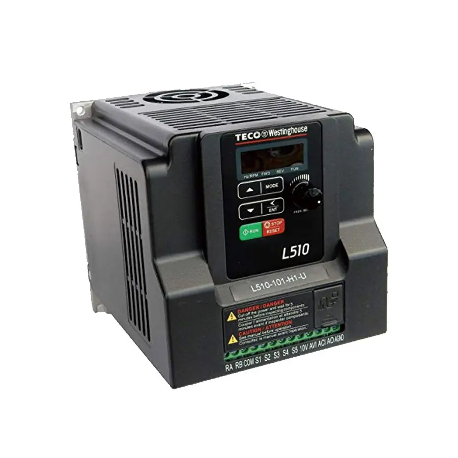 판매자 산업 자동화 Teco 7.5HP 230V 25A A510-E NEMA 1 AC 드라이브 A510-2008-C3-UE VFD 인버터