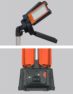 <span class=keywords><strong>Projecteur</strong></span> <span class=keywords><strong>LED</strong></span> portable 18V alimenté par batterie, forme florale, éclairage de grande surface pour utilisation en extérieur - Product Image 4