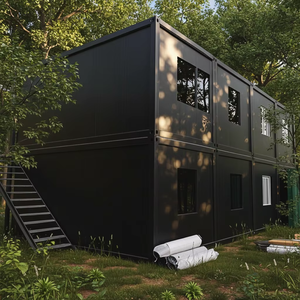 Excelentes Precios, Casa Contenedor de 30 pies Personalizada de Dos Pisos, Plegable, de Panel Sándwich de Acero, Impermeable, para Uso en Apartamentos - Product Image 2