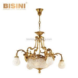 Di lusso Imperiale Antico Placcato In <span class=keywords><strong>Oro</strong></span> A Due Livelli Floreale di Disegno Del Bronzo Lampadario con Glassato Alabastro <span class=keywords><strong>Paralume</strong></span> - Product Image 5