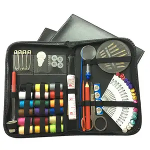 Kit de costura com zíper portátil multifuncional