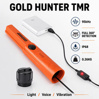 Détecteur de métaux portatif classé IP68, détecteur de métaux rechargeable par USB avec détection à 360 degrés et livraison gratuite