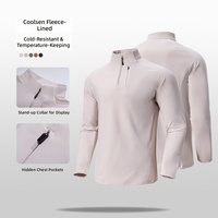 Sweat-shirt pour homme à col montant et demi-zip, design décontracté et tendance, idéal pour le travail et les activités de plein air (OEM/ODM)