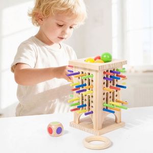 Joyful Family Travel Birthday <b>Gifts</b> for Boys Girls <b>Creative</b> Montessori Wooden Board Game - Product Image 2