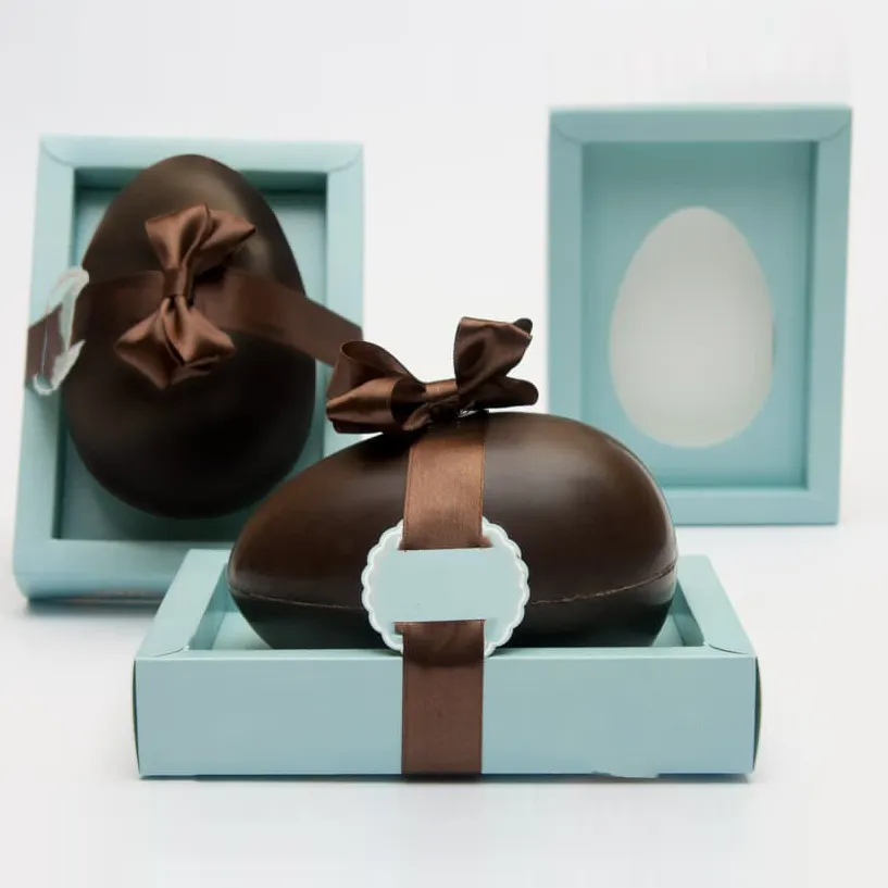 Scatola di carta vuota del commestibile del regalo di imballaggio del cioccolato dell'uovo di pasqua per il pacchetto della scatola di caramelle al cioccolato scatole rigide caramelle di nozze