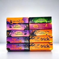 Nouveau Jouet Squishy Bâtonnets de Beurre Halloween, Super Doux et Ultra-Moelleux, Barre de Lait à Remontée Lente, Jouet Anti-Stress à Presser