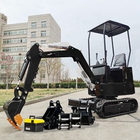 Excavator Mini YHMG Kelas Atas 1 Ton dengan Mesin Motor & Pompa Tipe Crawler untuk Penggunaan Pertanian Dari Cina