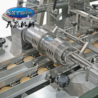 Ligne d'emballage en flux entièrement automatique à grande vitesse pour biscuits et biscuits fourrés à la crème, machine de fabrication de biscuits sandwichs fourrés à la crème