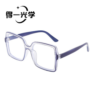 แว่นตาบลูไลท์ทรงสี่เหลี่ยมเต็มกรอบ ป้องกันรังสี เลนส์ PC สำหรับทุกเพศ - Product Image 2