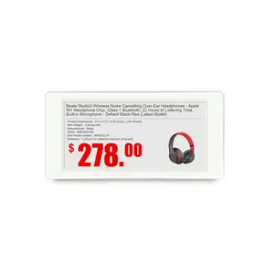 DJ-WP0266BWR E-ink abilitato da 2.66 pollici Esl etichetta elettronica del prezzo del cartellino del prezzo elettronico dello schermo E-ink Display del prezzo dell'etichetta elettronica