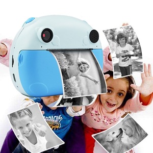Caméra vidéo numérique Portable 1080P HD pour enfants <span class=keywords><strong>Mini</strong></span> Selfie jouet d'impression instantanée avec compatibilité multimédia MicroSD zéro encre - Product Image 3