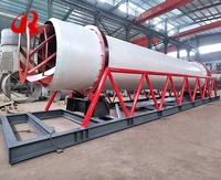 Four rotatif de calcination compact 100 TPD avec moteur à engrenages et roulement pour chaux, ciment, bauxite – Haute efficacité, faible consommation d'énergie