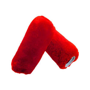 Gants de guidon chauds pour véhicules électriques, hiver, anti-froid, imitation fourrure de lapin, housses de volant pour motos - Product Image 1