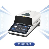 Balance analytique semi-micro SCITEK 0,00001g avec capteur de force électromagnétique, affichage température/tempo, et fonction de suivi automatique de zéro