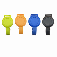 Bobine à Badge rétractable ABS Yoyo avec Logo OEM, article personnalisable directement à l'usine, 50 pièces, 32mm, mélange de couleurs, matériau de Type original