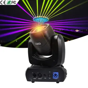TIITEE पार्टी डिस्को डीजे स्टेज प्रकाश 100w DMX मिनी Gobo स्पॉट के नेतृत्व में चलती सिर बीमर पैटर्न प्रकाश