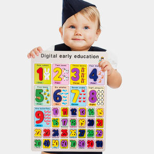 Puzzle en bois éducatif, 11 pièces, vente directe, jouets de cognition, mathématiques, vente en gros, éducation précoce - Product Image 4