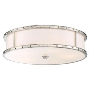 Lámpara de techo de cristal blanco grabada en oro <span class=keywords><strong>Liberty</strong></span>, luz de montaje empotrada LED de bronce personalizada, decoración interior para el hogar y la Oficina con base de latón - Product Image 3